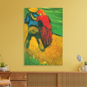 Two Lovers by Vincent van Gogh Canvas Print