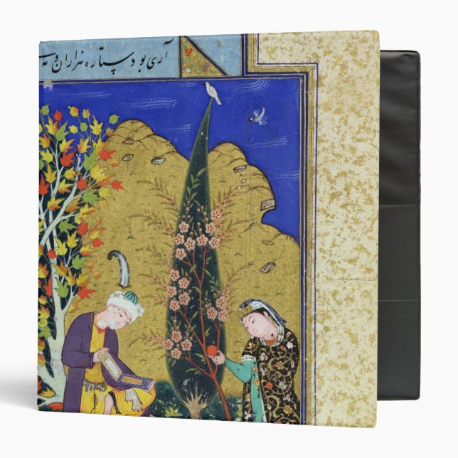 Two Lovers in a Flowering Orchard Binder (Front/Inside)