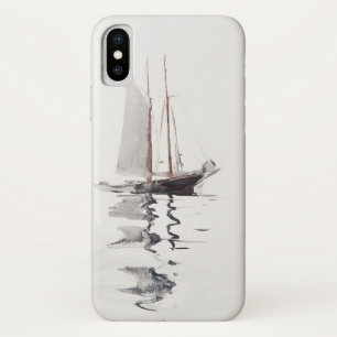 Two-masted Schooner with Dory by Winslow Homer Case-Mate iPhone Case