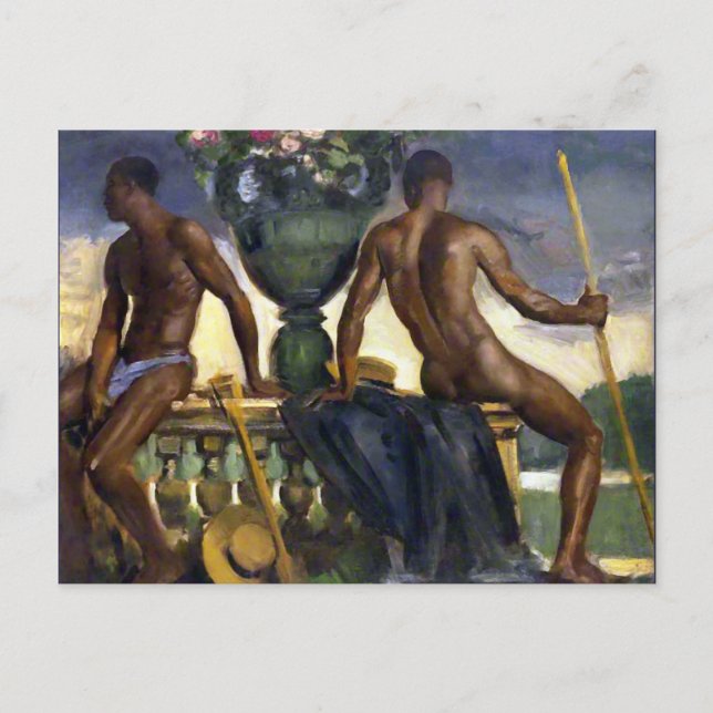 Two Men by Ranken Postcard (Front)