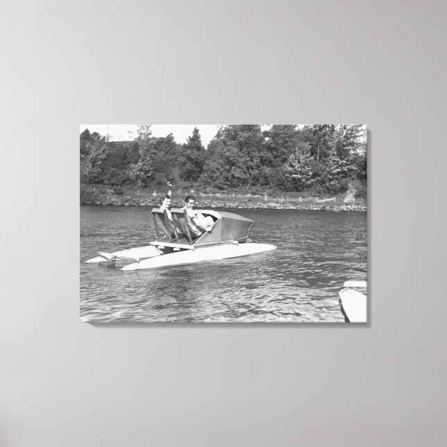 Two Men Canvas Print (Front)