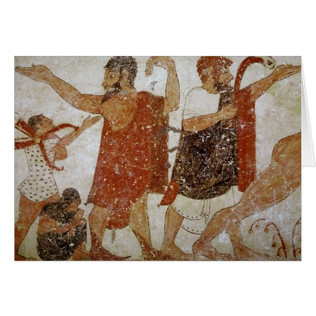 Two men, from the Tomb of the Augursx (Front Horizontal)