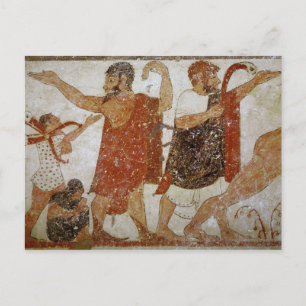 Two men, from the Tomb of the Augursx Postcard