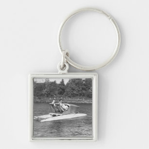 Two Men Keychain