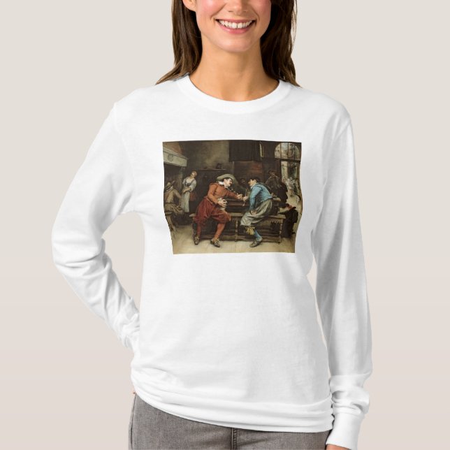 Two Men Talking in a Tavern T-Shirt (Front)
