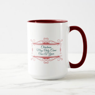 Two Message Christmas Mug