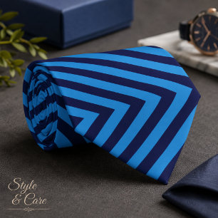 Two Mixed Colour Striped Formal Tie