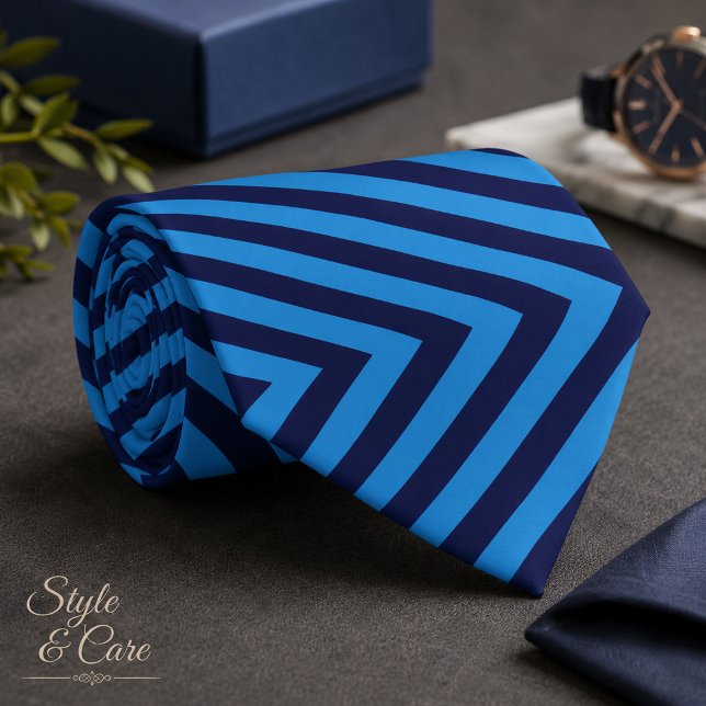 Two Mixed Colour Striped Formal Tie (Two Mixed Color Striped Formal Tie)
