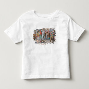 Two Monks Present Silkworms Smuggled from China to Toddler T-shirt