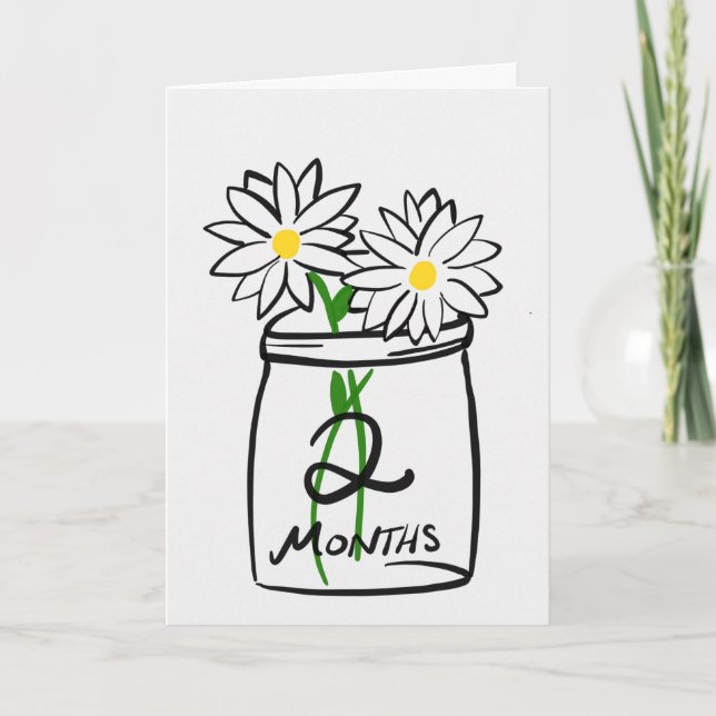 Two Months Card (Front)