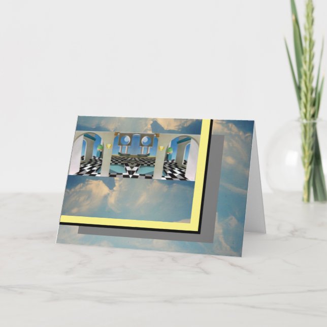 ''Two Moons'' Card (Front)