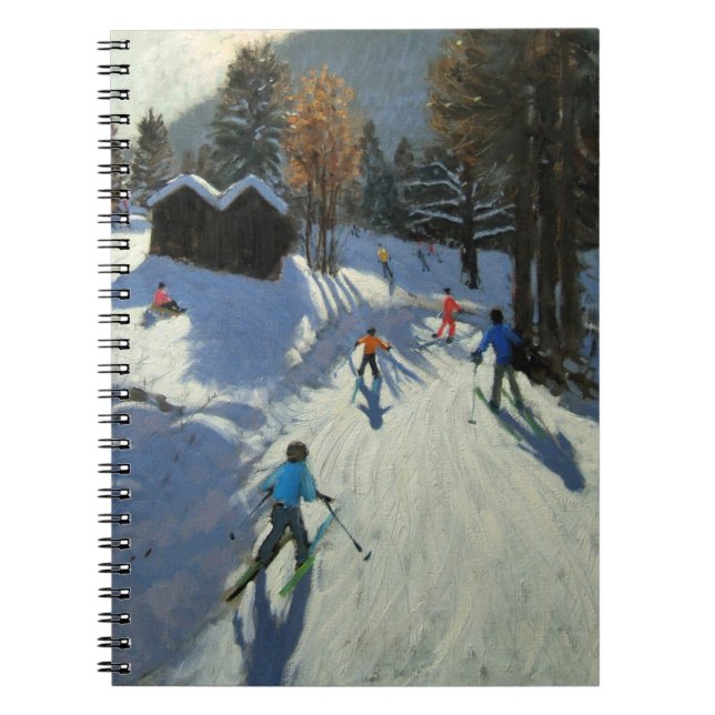 Two mountain huts Pleney Morzine Notebook (Front)