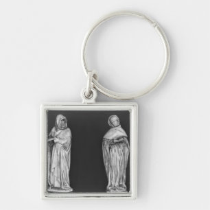 Two Mourners Keychain