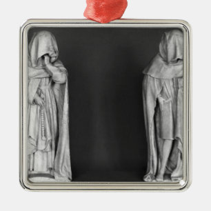 Two Mourners Metal Ornament