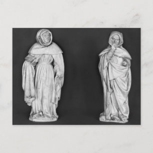 Two Mourners Postcard