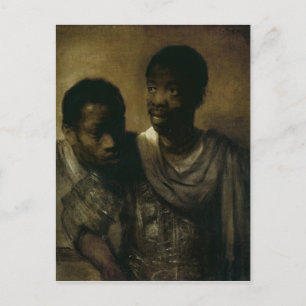 Two Negroes, 1661 Postcard