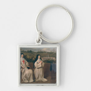 Two Nuns Keychain
