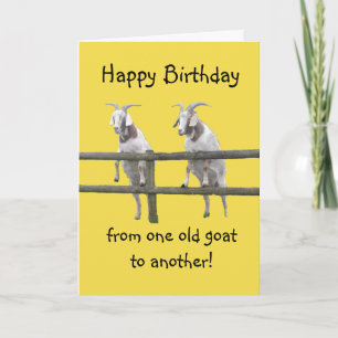 Two Old Goats Card