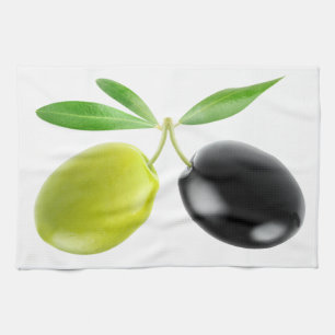 Two olives kitchen towel