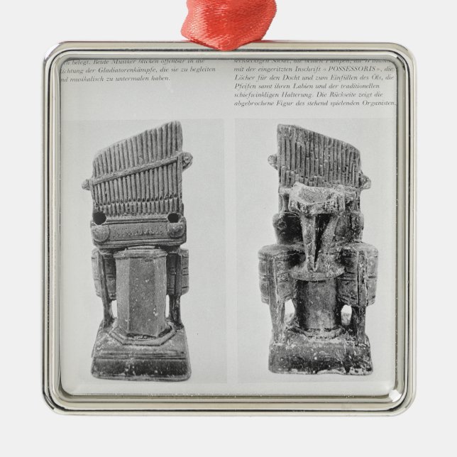 Two organs metal ornament (Front)