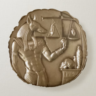 Two Ounce .999 Fine Silver Egyptian Coin Round Pillow