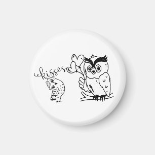 Two Owl Magnet