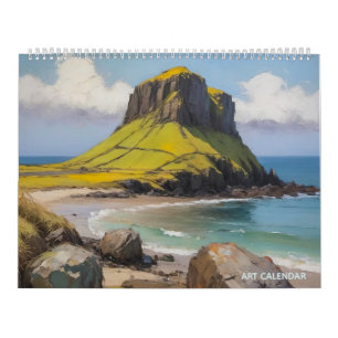 Two Page Art Calendar