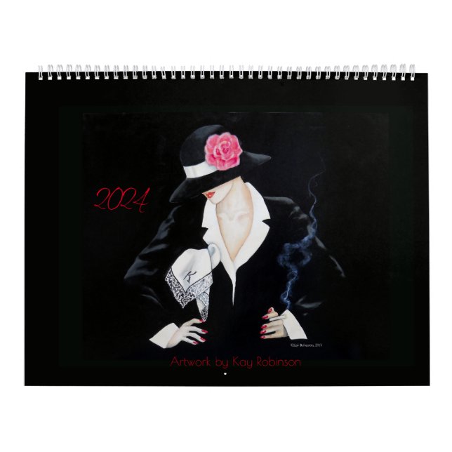 Two Page LargeCalendar, White Calendar (Cover)