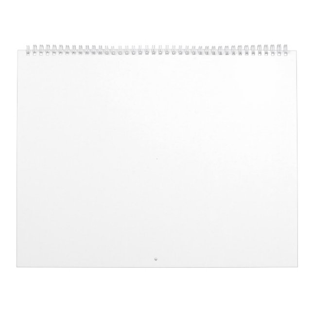 Two Page LargeCalendar, White Calendar (Cover)
