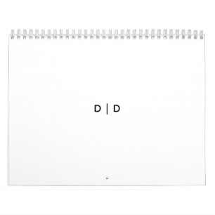 Two Page Medium Calendar