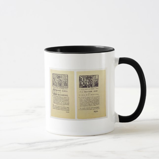 Two pages from 'La Grande Colere de Pere Mug (Right)