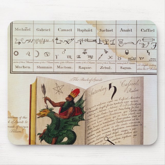 Two pages from 'The Magus' Mouse Pad (Front)