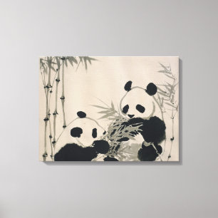 Two Pandas Canvas