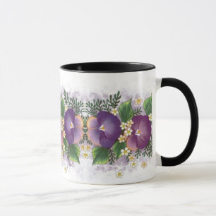 Two Pansies ... Thinking of you! Mug