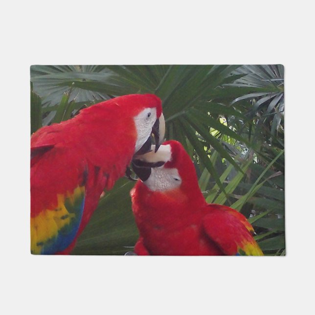 Two Parrots Doormat (Front)
