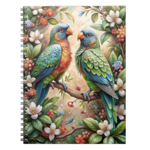 Two Parrots Notebook