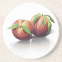 Two Peaches - Sandstone Coaster