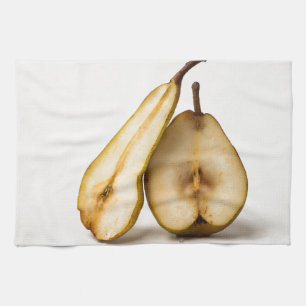 Two pear halves - My Sweet And Perfect Half Kitchen Towel