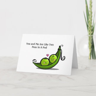 Two Peas In A Pod Card