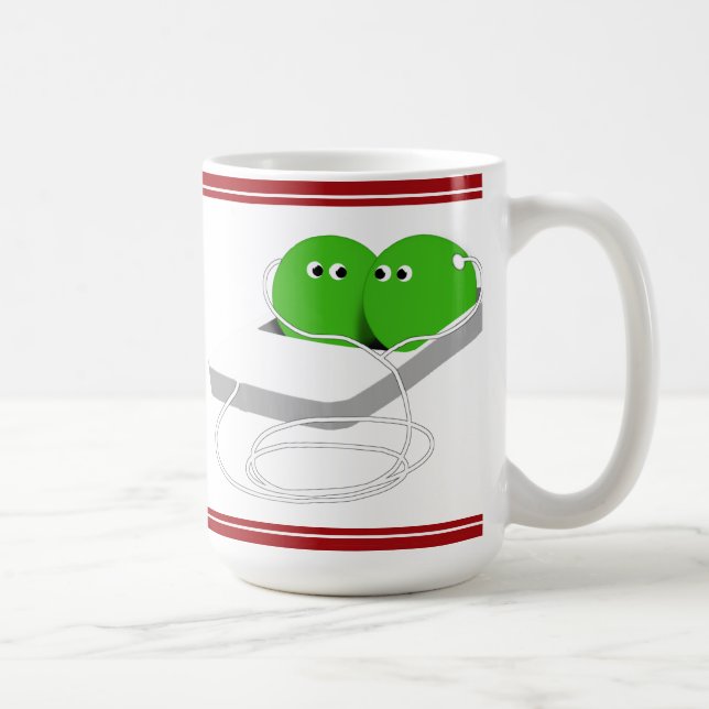 Two Peas in a Pod Coffee Mug (Right)