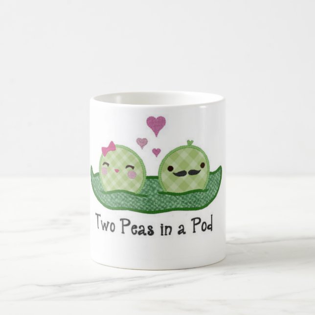 Two Peas in a Pod Coffee Mug (Center)