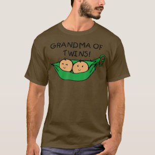 Two Peas in a Pod Grandma of Twins  T-Shirt