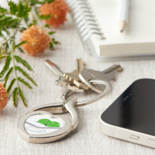 Two Peas In A Pod Keychain