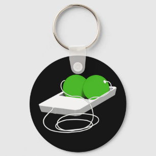 Two Peas in a Pod Keychain