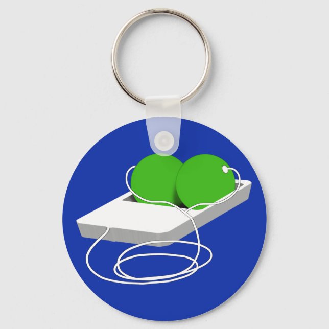 Two Peas in a Pod Keychain (Front)