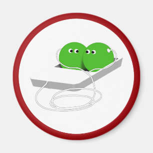 Two Peas in a Pod Magnet