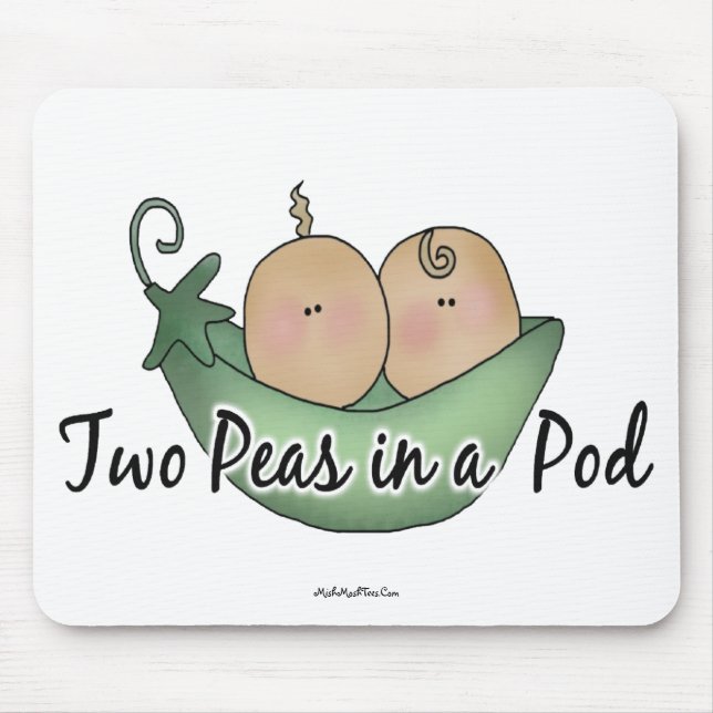 Two Peas In A Pod Mouse Pad (Front)