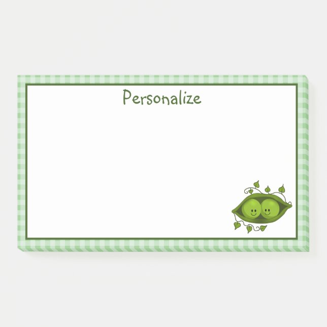 Two Peas In A Pod  Post-it Notes (Front)