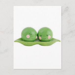 Two Peas in a Pod Postcard