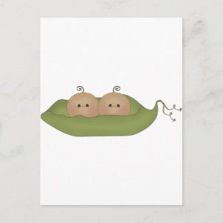 Two Peas In A Pod Postcard